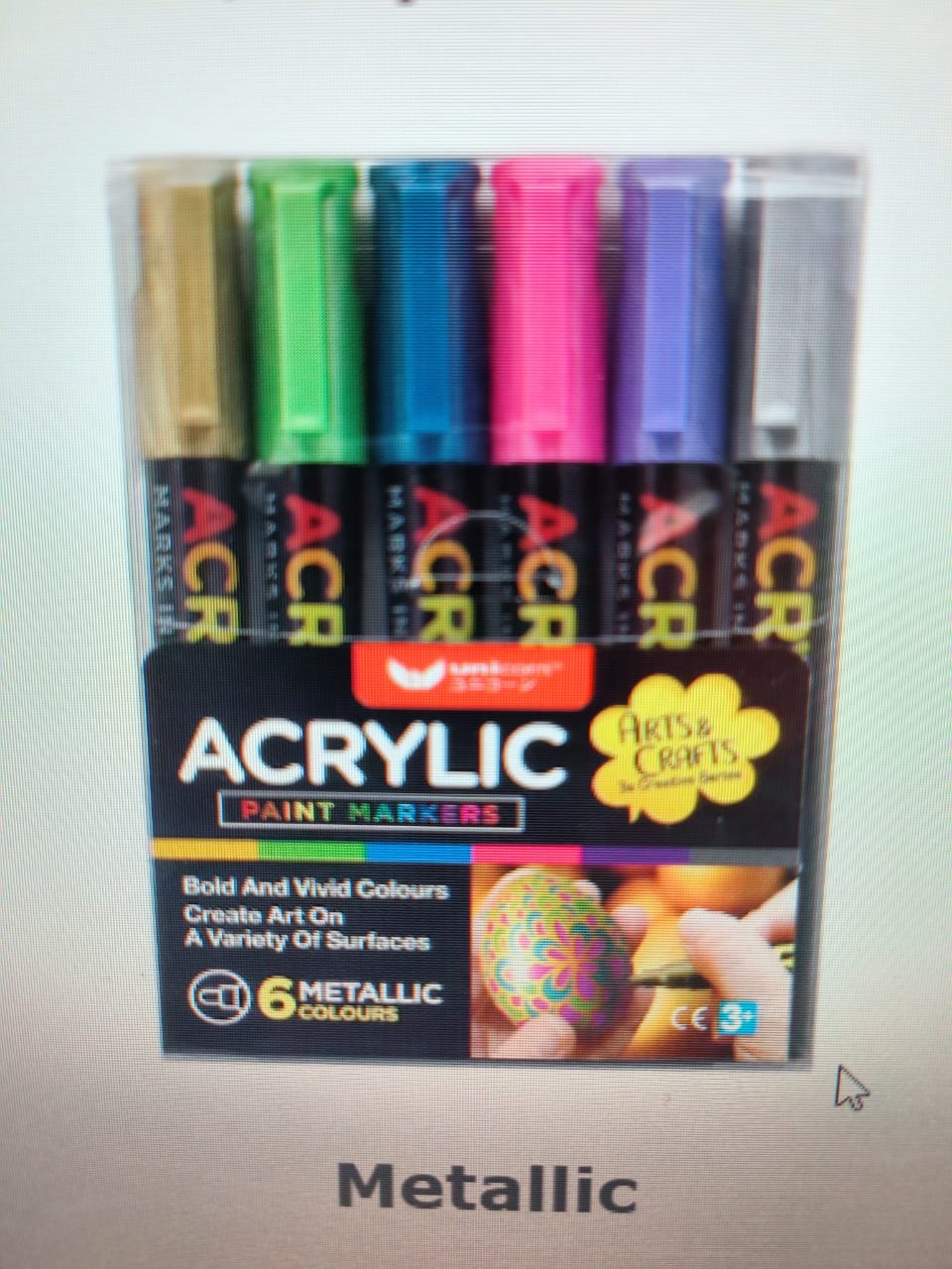 Unicorn UAM6CTM Metallic Acrylic Paint Marker